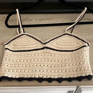 Zara Crochet Crop Top